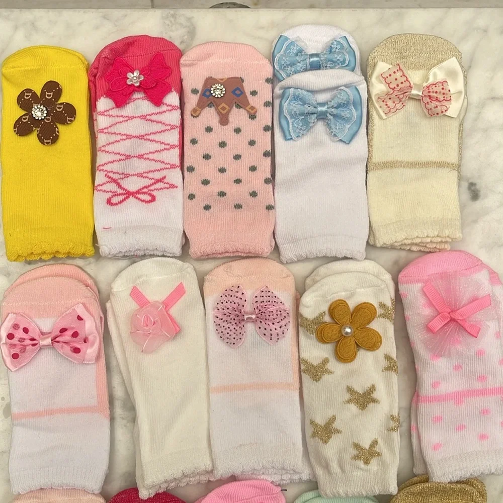 Bom A 20 packs newborn baby socks set (12-24 months old)